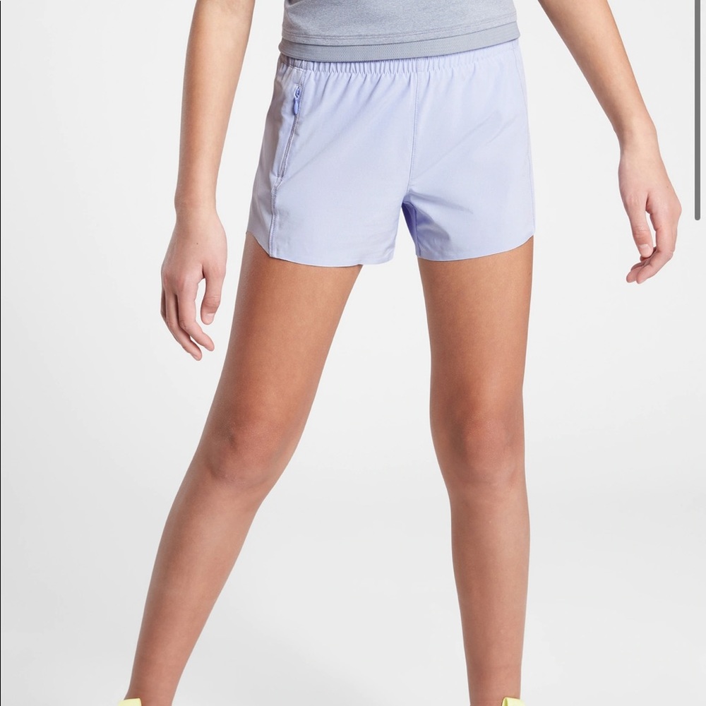 Athleta Girl Heart The Hustle 2.5 Shorts (Periwinkle)